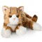 Bearington Tabby Stuffed Cat Animal - 15" Realistic Striped Orange Cat Stuffed Animal with Soft Fur and Floppy Body for Toddlers - Cuddly Kitten Plush Gift for Kids and Feline Lovers